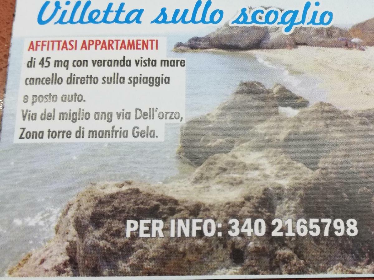 Villetta Sullo Scoglio Gela Εξωτερικό φωτογραφία
